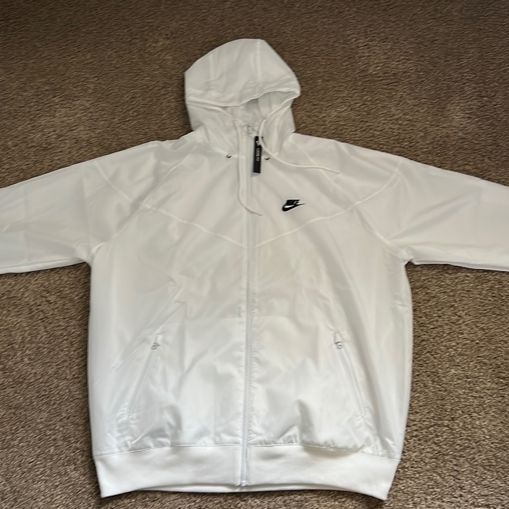 Brand New Nike Windrunner White SZ LTall